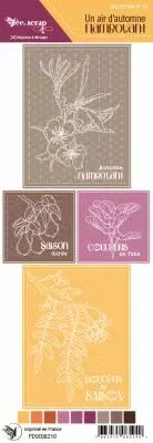 Etiquette un air d\'automne flamboyant  - cartes project life