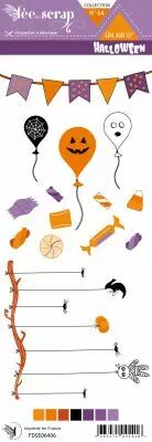 Etiquette un air d\'halloween - bonbons