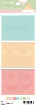 Etiquette un air de grossesse - Cartes project life 1 2 3