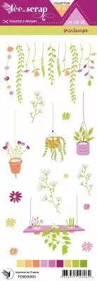 Etiquette un air de jardin - pots suspendus