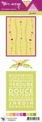 Etiquette un air de jardin - project life