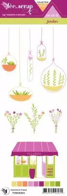 Etiquette un air de jardin - terrarium & fleuriste