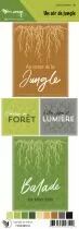 Etiquette un air de jungle - cartes de project life