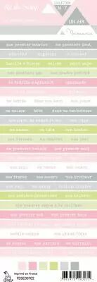 �tiquette Un air de naissance fille bandes de mots