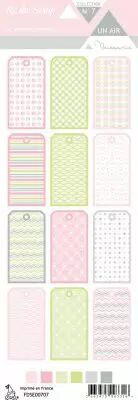 �tiquette Un air de naissance fille petits tags