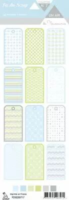 �tiquette Un air de naissance gar�on petits tags