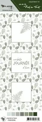 Etiquette un air de no�l en for�t - une belle journ�e d\'hiver