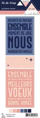 Etiquette un air de no�l �toil� - Cartes project life
