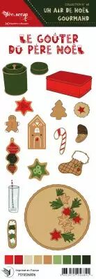 �tiquette un air de noel gourmand - le gouter du p�re noel