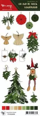 �tiquette un air de noel gourmand - sapin