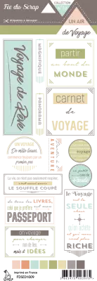 �tiquette un air de voyage project life