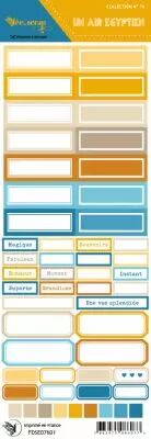 Etiquette un air �gyptien  - �tiquettes rectangle