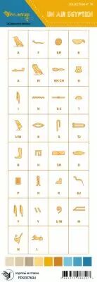 Etiquette un air �gyptien  - hi�roglyphes