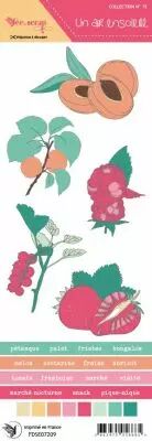 Etiquette un air ensoleill� - abricots