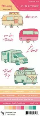 Etiquette un air ensoleill� - camping car