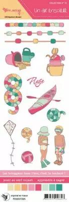 Etiquette un air ensoleill� - plage