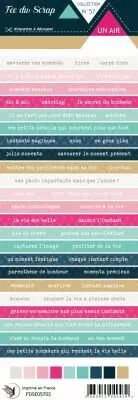 Etiquette un air f��rique - Bande de mots