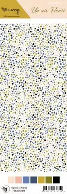 Etiquette un air fleuri - terrazzo multicolore