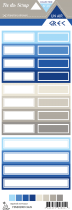 Etiquette un air grec - étiquettes rectangles