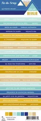 Etiquette un air ib�rique - bandes de mots