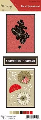 Etiquette un air japonisant - cartes project Life