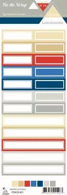 Etiquette un air londonien - �tiquettes rectangles