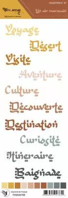 �tiquette un air marocain - grands mots