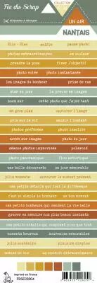 Etiquette un air nantais - bandes de mots