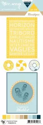 Etiquette un air nautique - cartes project life
