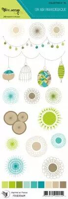 �tiquette un air paradisiaque - miroirs et supensions
