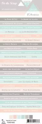 �tiquette un air parisien bandes de mots 1
