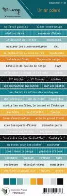 Etiquette un air polaire - bande de mots