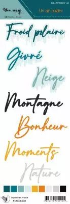 Etiquette un air polaire - grands mots