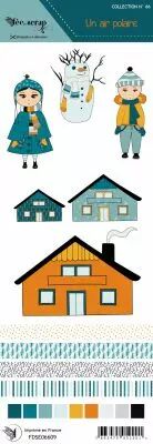 Etiquette un air polaire - habitants du chalet