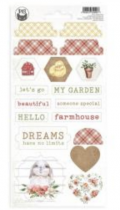 Farm Sweet Farm Chipboard Stickers 4\ X8\  #03