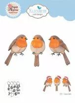 Festive Holly Die Festive Robin