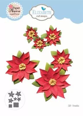 Festive Holly Die Poinsettia