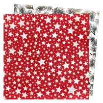 Feuille 30,5x30,5 cm evergreen & holly - Happy & Bright