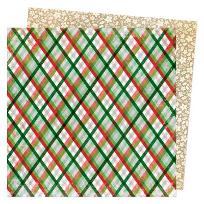 Feuille 30,5x30,5 cm evergreen &holly - Gifts Of Joy