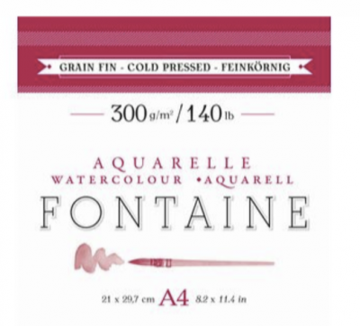 Feuille Fontaine A4 300g grain fin
