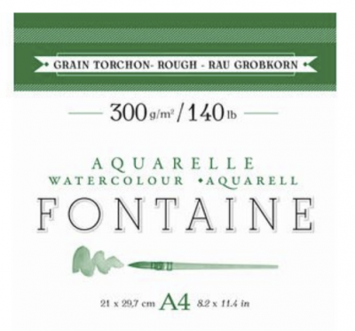 Feuille Fontaine A4 300g grain torchon