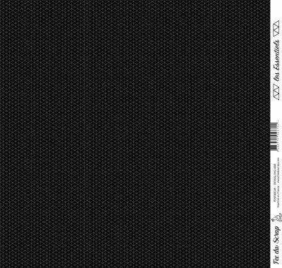 Feuille les essentiels croisillons - noir