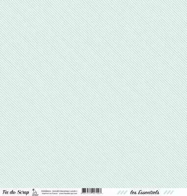 feuille les essentiels lagon 1 rayures