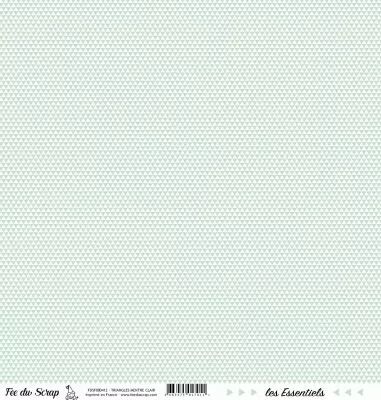 feuille les essentiels menthe clair rayures