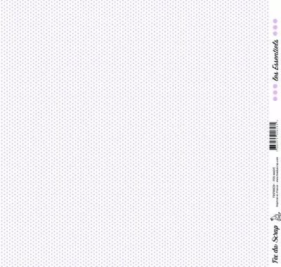 feuille les essentiels pois mauve
