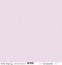 feuille les essentiels rayures mauve