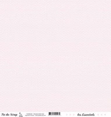 feuille les essentiels triangles rose pale