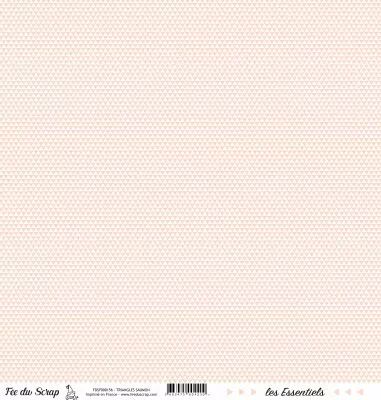 feuille les essentiels triangles saumon