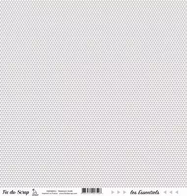 feuille les essentiels triangles taupe