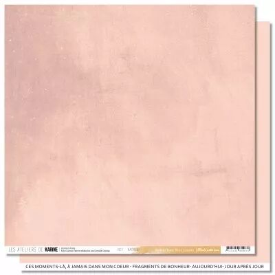 Feuille Made with love BTB 10 \ Rose poudr�\ 